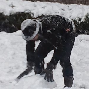 雪です......