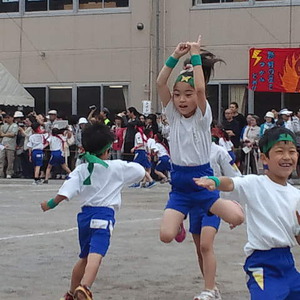 どしゃ降りの運動会